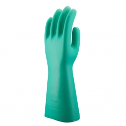 Green Nitrile Chemical Gloves XL - Maxisafe